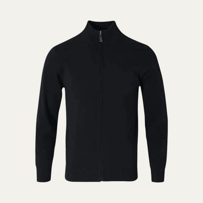 Premium Mens Cashmere Zip Up Sweater