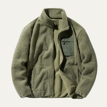 Thermal Men's Fleece Zipper Jacket Outdoor Wear - OutfitLondon