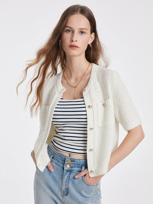 Cozy Ladies Pure Cashmere Crew Neck Sweater - OutfitLondon