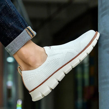 Soft Slip-on - Elastic Fit Airy White Sneakers