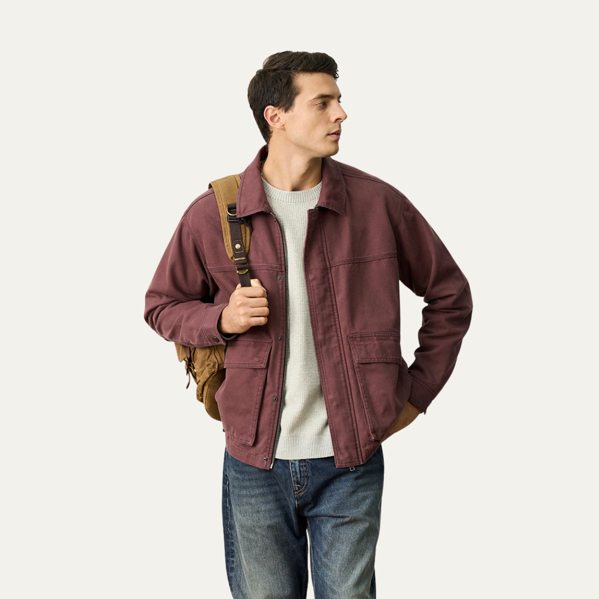 Classic Mens Retro Corduroy Coat
