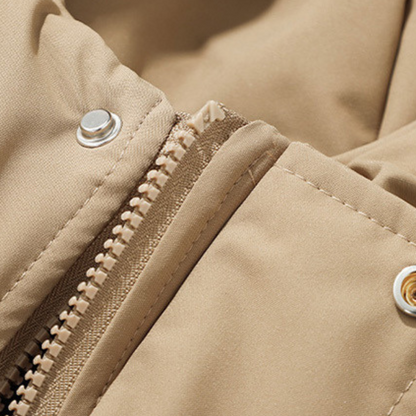 Men's Lightweight Puffer Coat with Hood