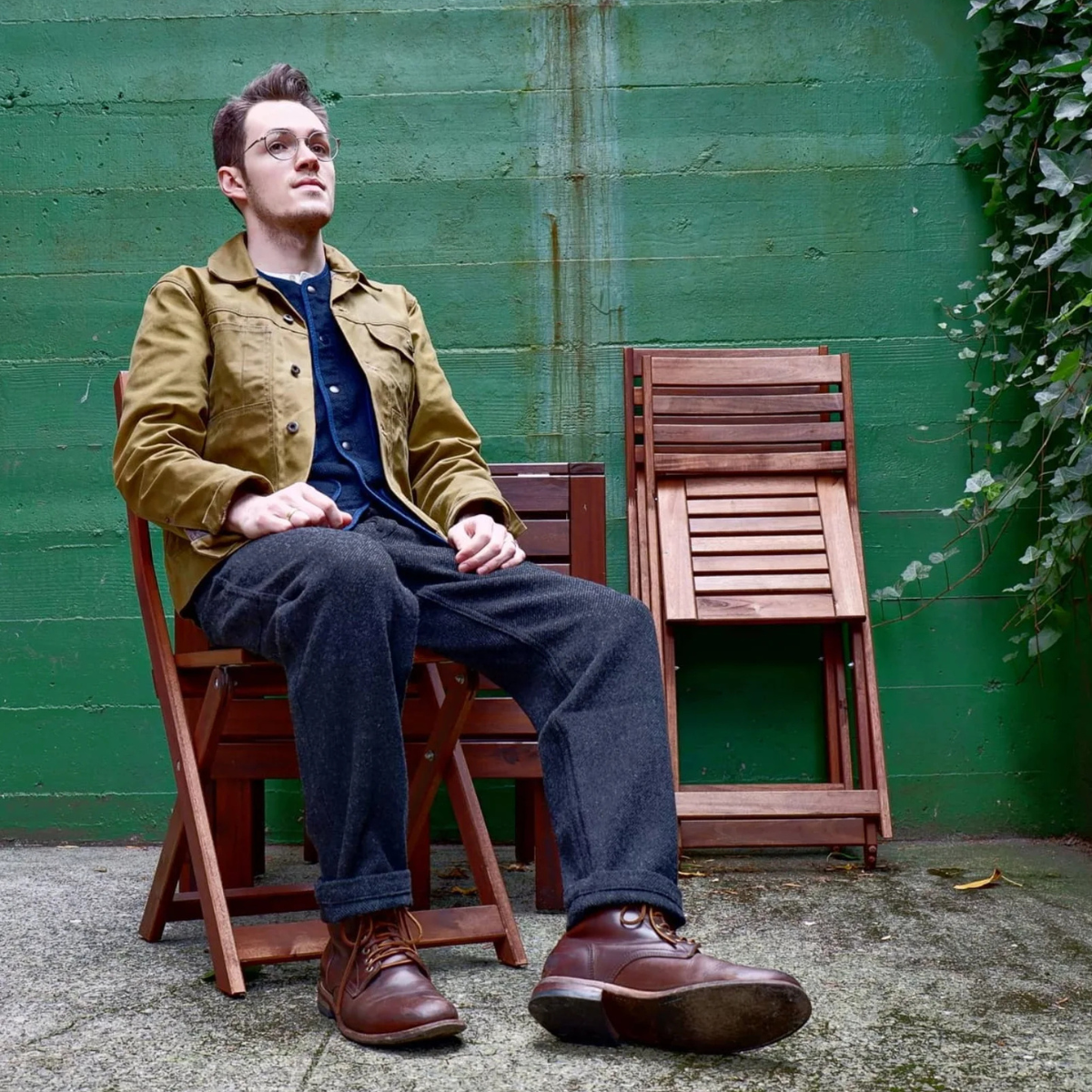 Classic Mens Vintage Canvas Ranch Jacket