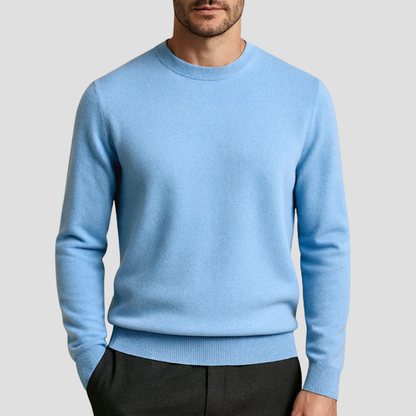 Luxury Crew Neck Cashmere Sweater