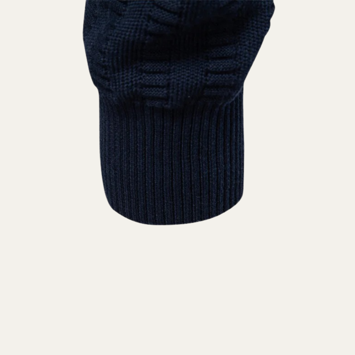 Warm Men's Half Zip Knitted Sweater
