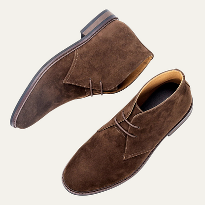 Traditional Mens Leather Lace Up Ankle Boots