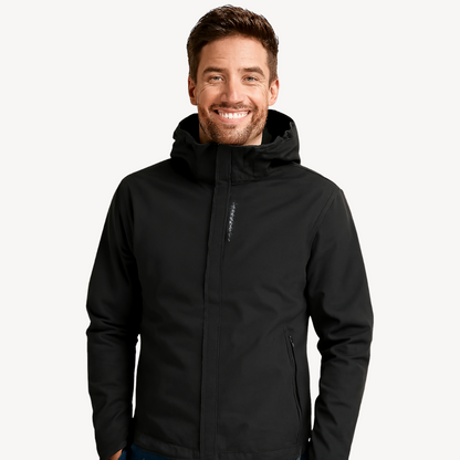 Men's Waterproof Zip Up Hooded Jacket - OutfitLondon
