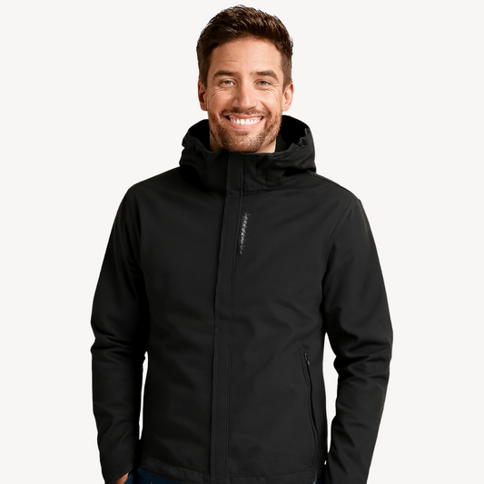 Men's Waterproof Zip Up Hooded Jacket - OutfitLondon