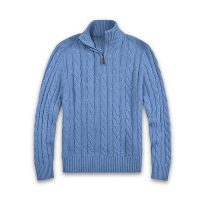 Cozy Mens Thick Knit Pullover Sweater