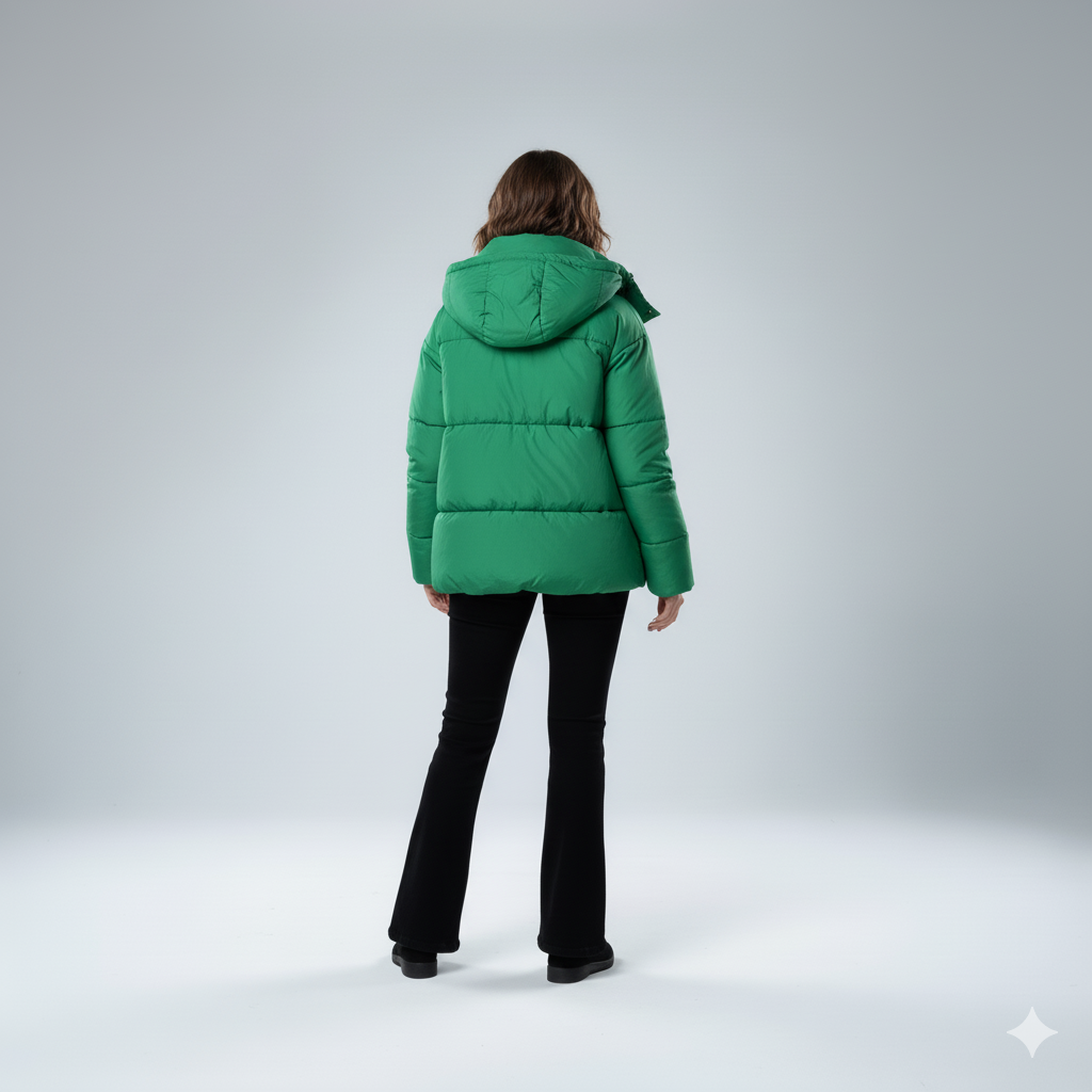 Warm Padded Parka Coat for Women