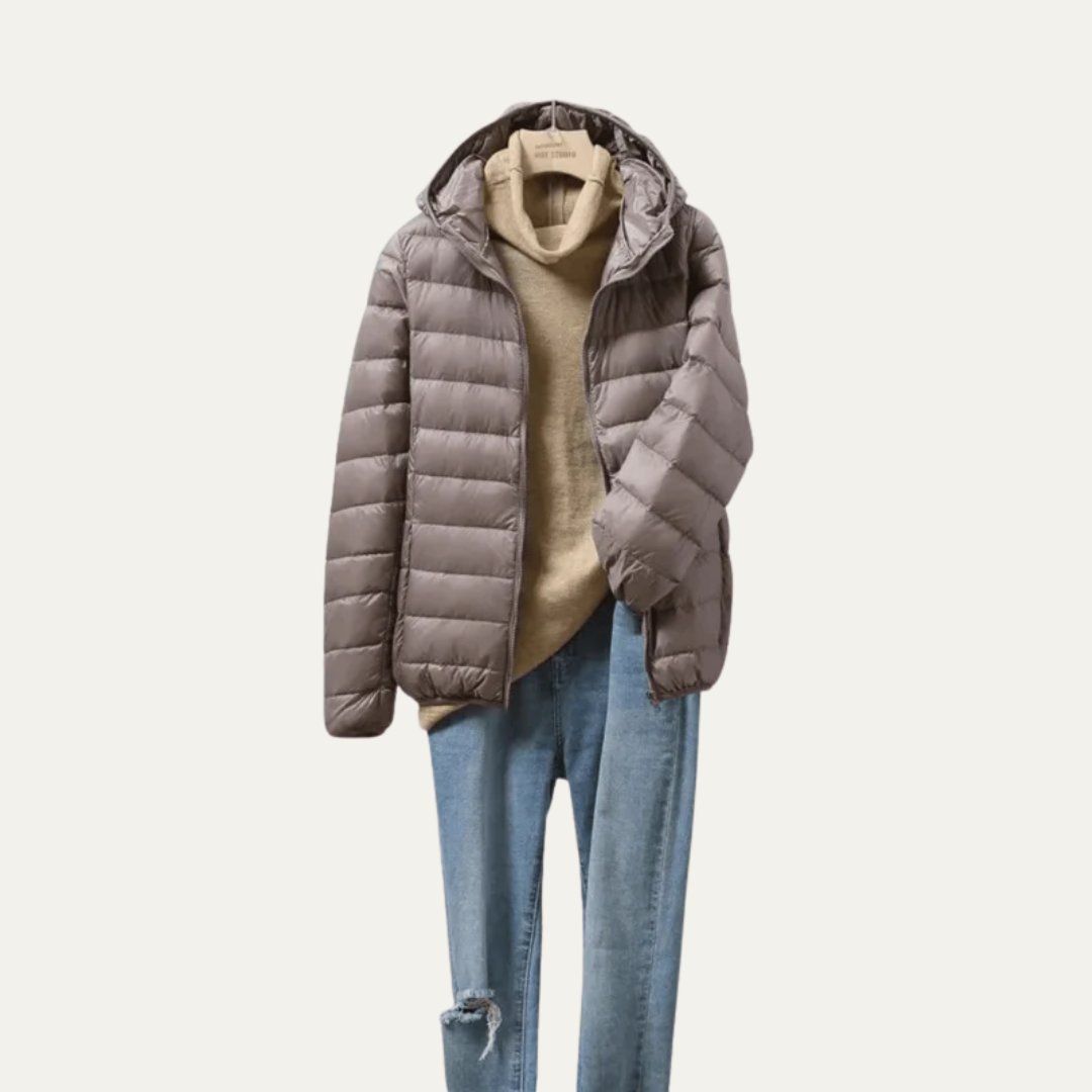 Waterproof Lightweight Women's Down Puffer Coat