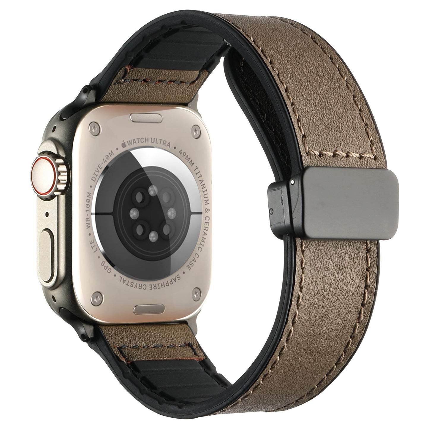 Soft Leather Quick Release Watch Band