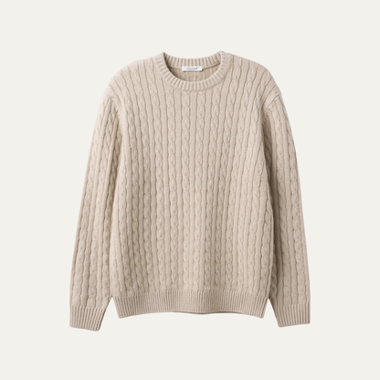Classic Men's Knit Crew Neck Jumper Sweater