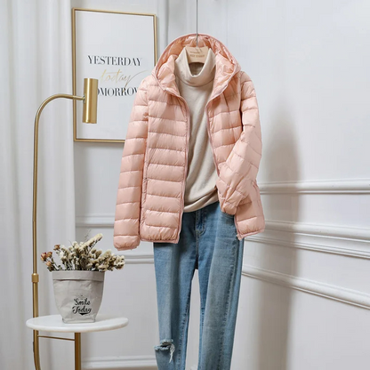 Comfortable Ladies Filled Parka Jacket - OutfitLondon