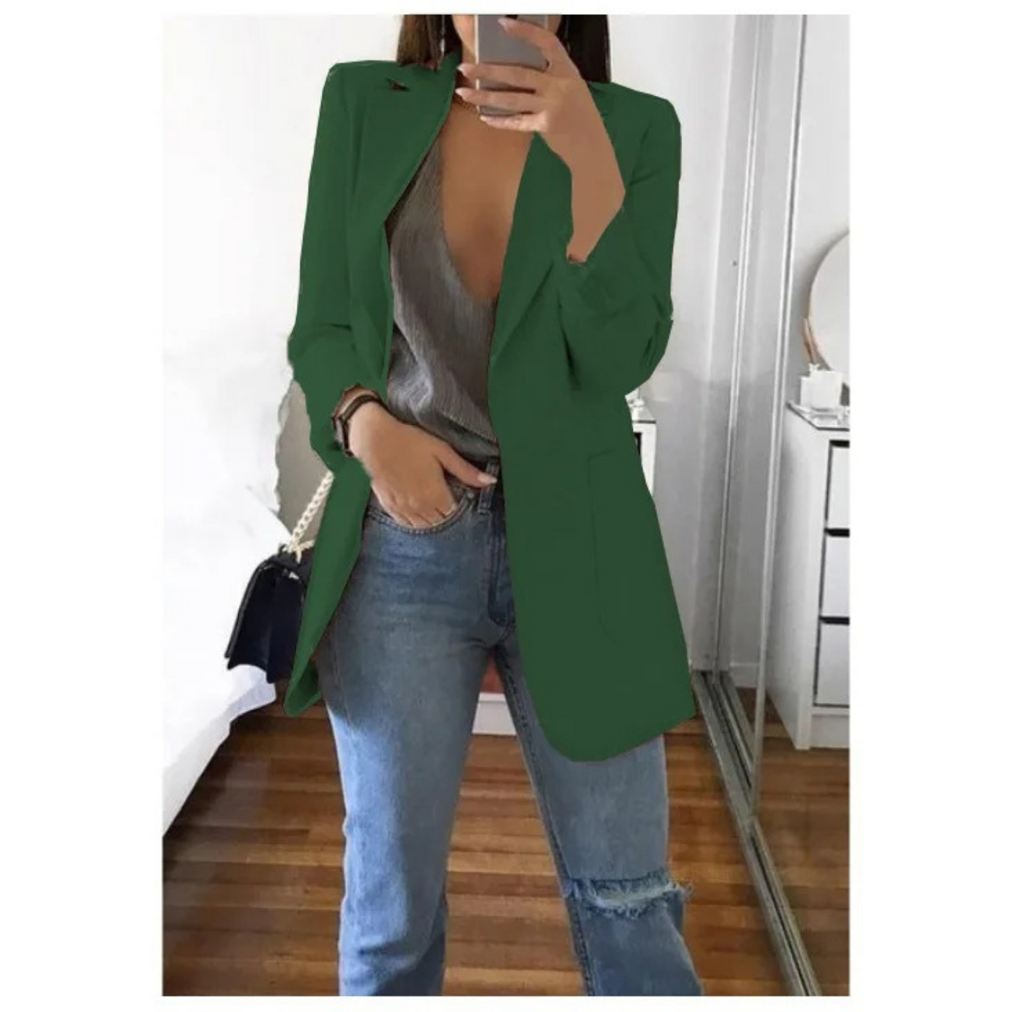 Classic Tan Women's Trench Blazer