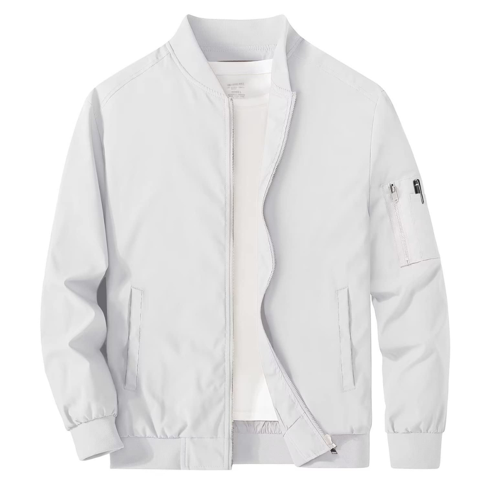 Slim Fit Mens Bomber Jacket Lightweight