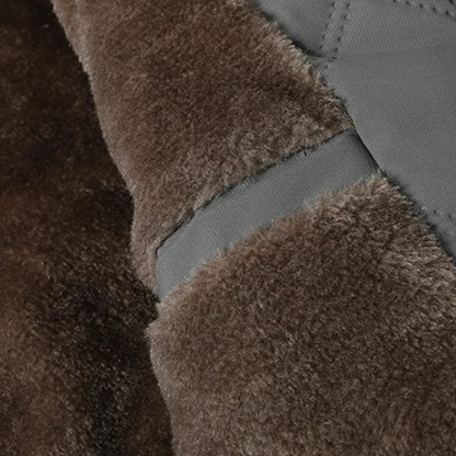 Warm Men's Fleece Lined Hooded Winter Parka Coat