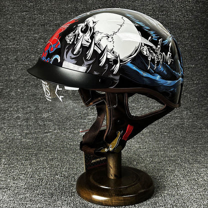 Slim Street Bike Half Face Helmet Easy Release