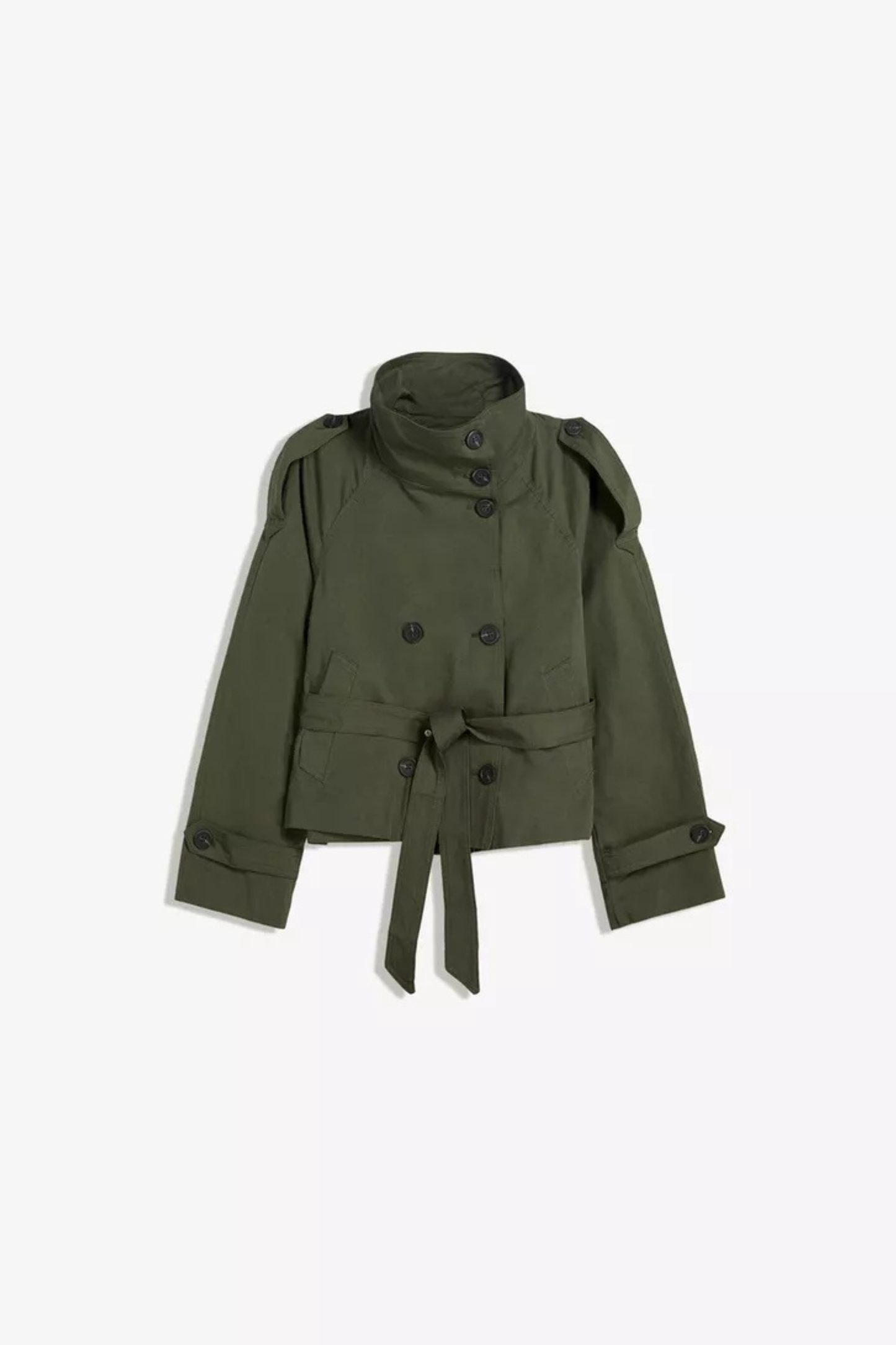 Timeless Belted Double Button Trench Coat