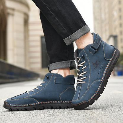 Authentic Brown Leather Ankle Boots