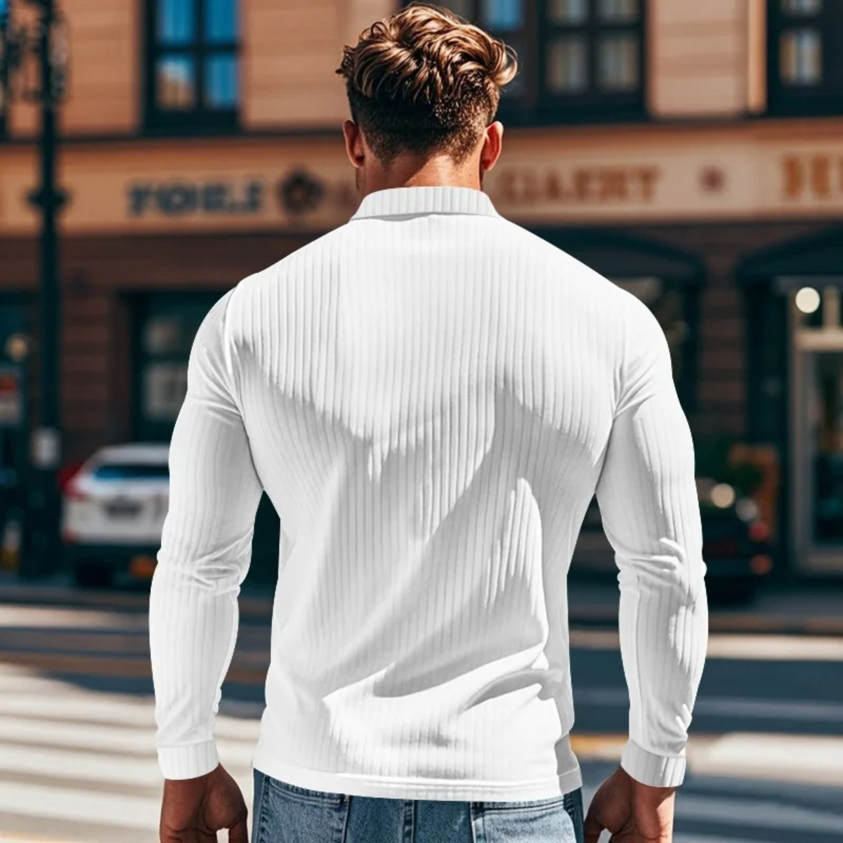 Relaxed Fit Men's Classic Polo Shirt