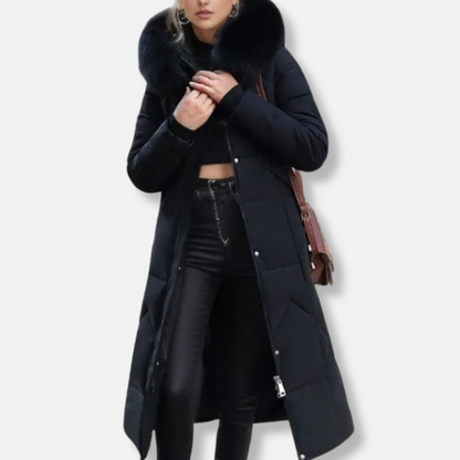 Warm Quilted Puffer Parka Coat