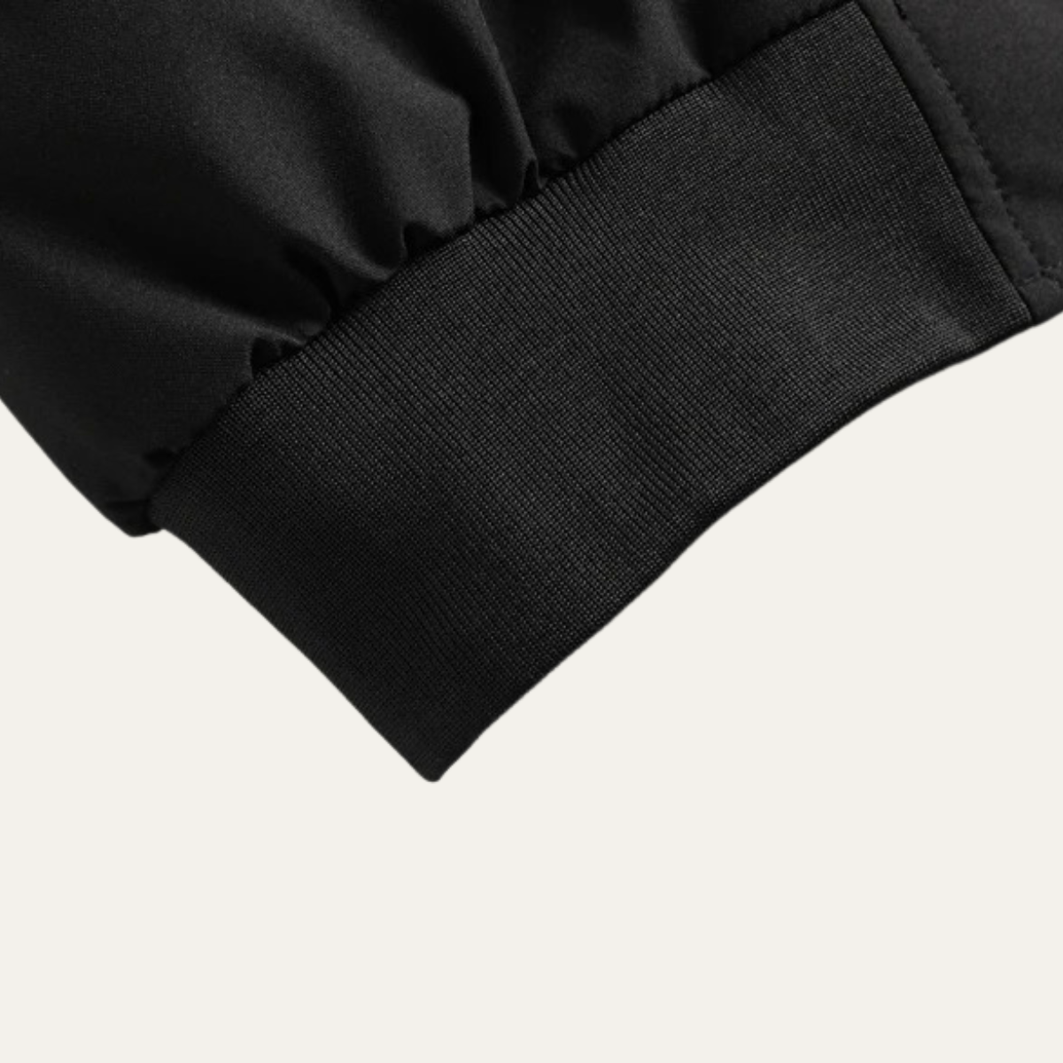 Warm Men's Fleece Lined Hooded Bomber Coat