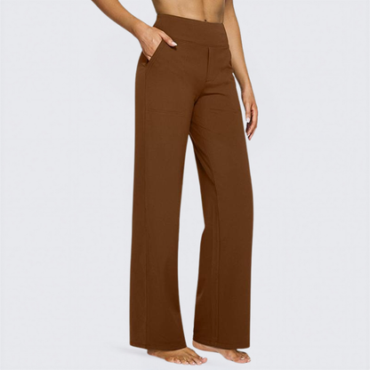 Relaxed Fit High Waist Yoga Pants for Women