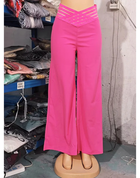 Women's Soft High Waist Flare Leg Pants
