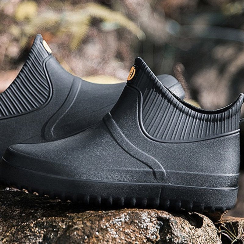 Rain Ankle Boots Slip-on Nonskid Orthopedic Shoes