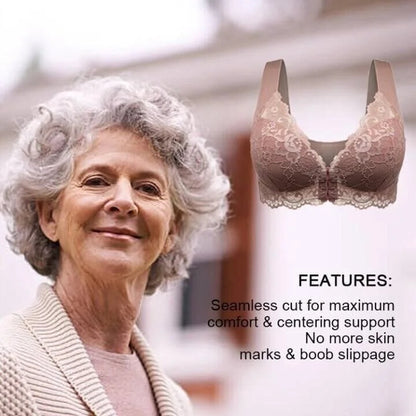 Front Closure 5D Shaping Push Up Bra – Seamless, Beauty Back, Comfy