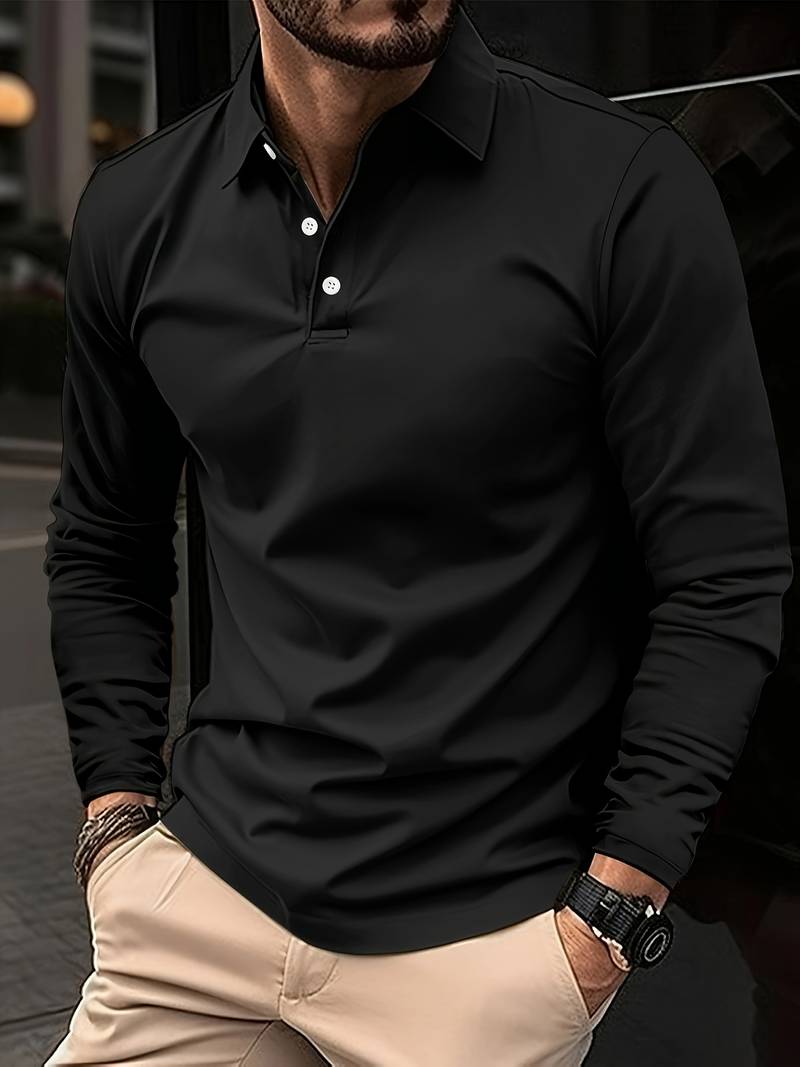 Relaxed Fit Golf Shirt by Joshua: Soft Stretch Tee - OutfitLondon