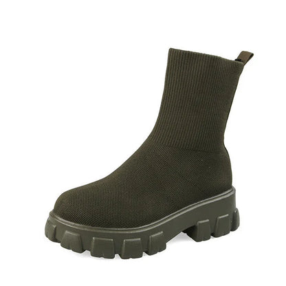 Cozy Cable Knit Ankle Boot Socks