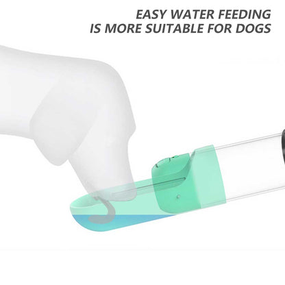 Portable Dog Water Bottle 300ml Drinking Bowl