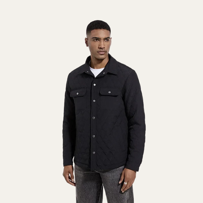 Slim Fit Men's Quilted Padded Lightweight Jacket