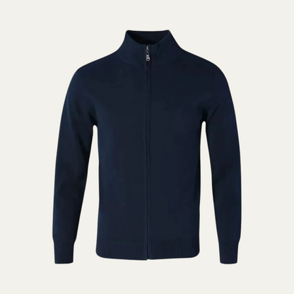 Premium Mens Cashmere Zip Up Sweater - OutfitLondon