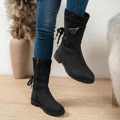 Warm Insulated Rain Boots for Women