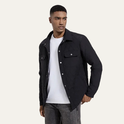 Slim Fit Men's Quilted Padded Lightweight Jacket