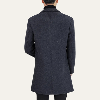 Classic Men's Wool Smart Coat