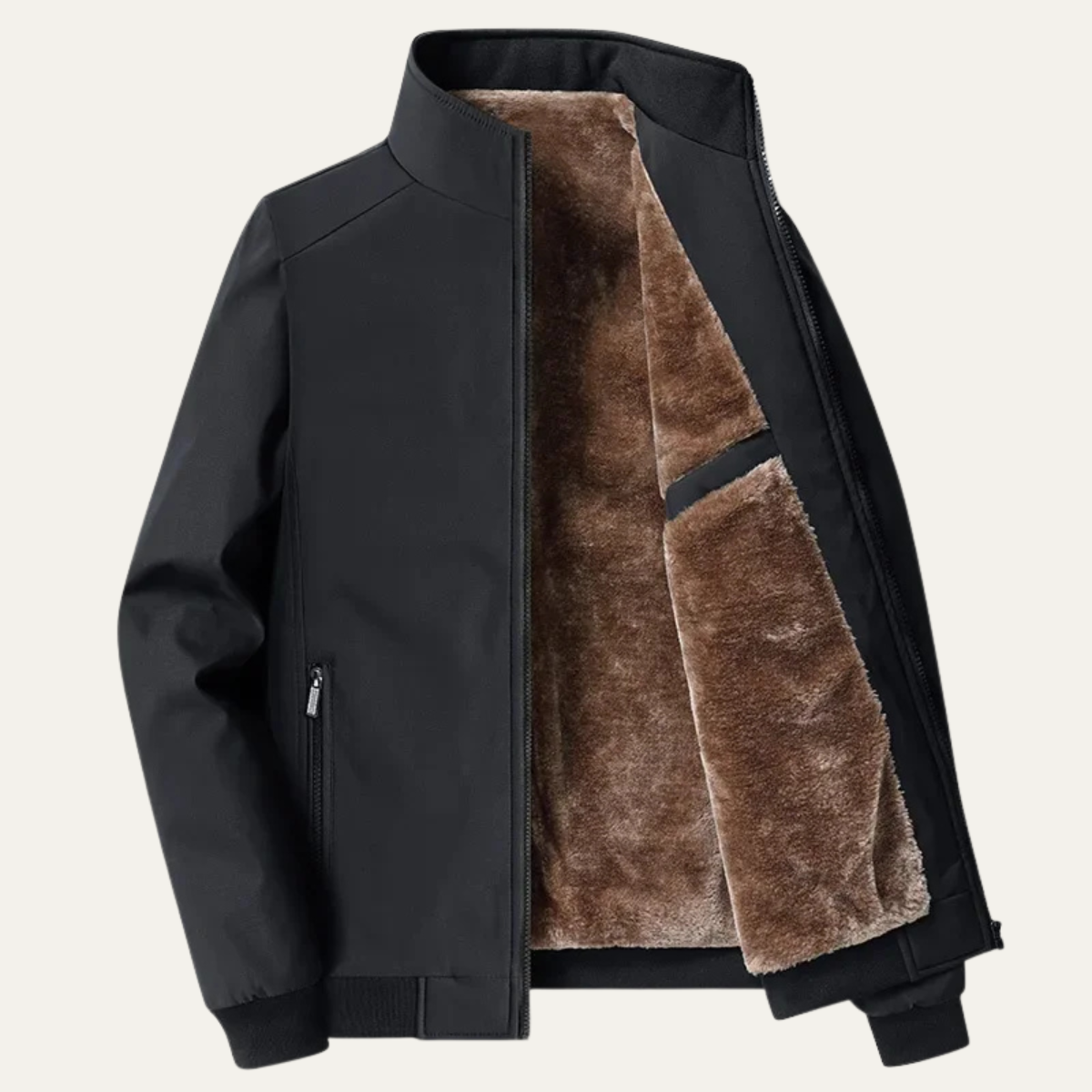 Men's Stylish Thermal Fleece Lined Coat