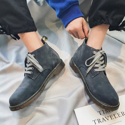 Men's Classic Leather Lace-Up Boots