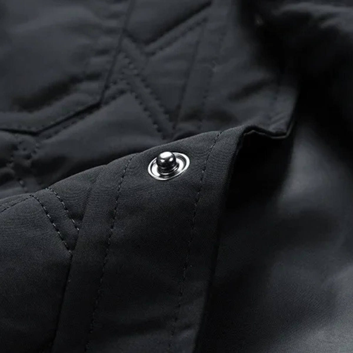 Slim Fit Men's Quilted Padded Lightweight Jacket