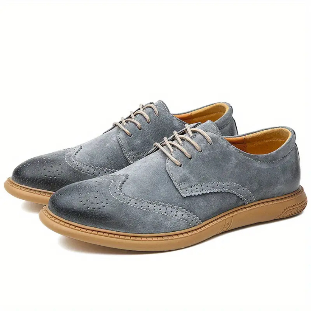 Classic Men's Genuine Leather Lace Up Shoes