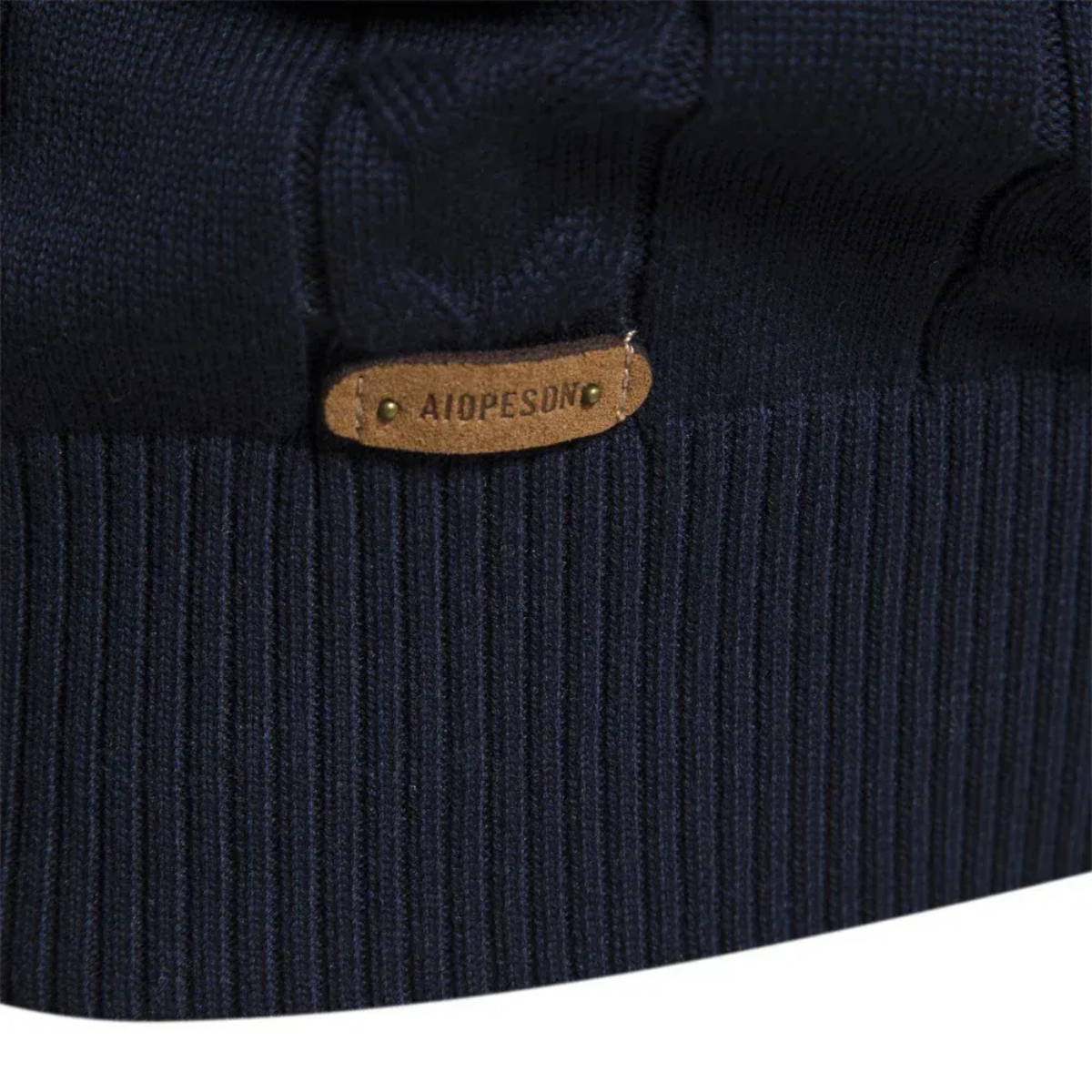 Classic Mens Fair Isle Crew Neck Sweater