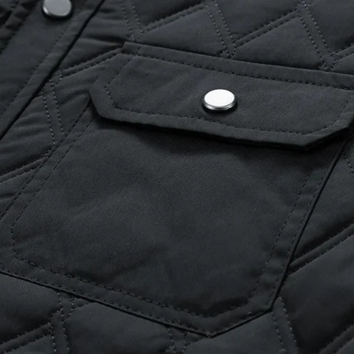 Slim Fit Men's Quilted Padded Lightweight Jacket
