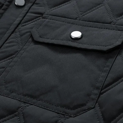 Slim Fit Men's Quilted Padded Lightweight Jacket