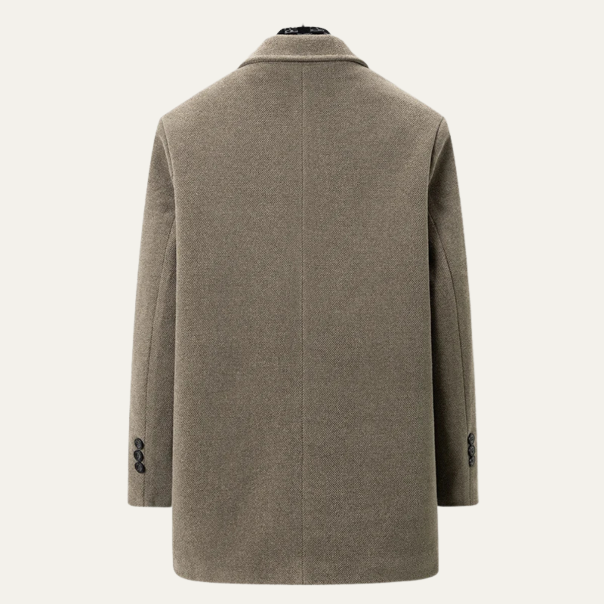 Thermal Men's Faux Fur Parka Coat with Scarf