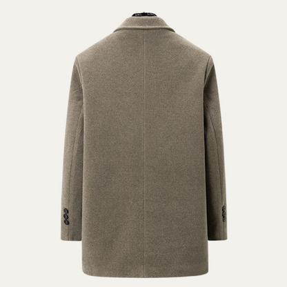 Thermal Men's Faux Fur Parka Coat with Scarf