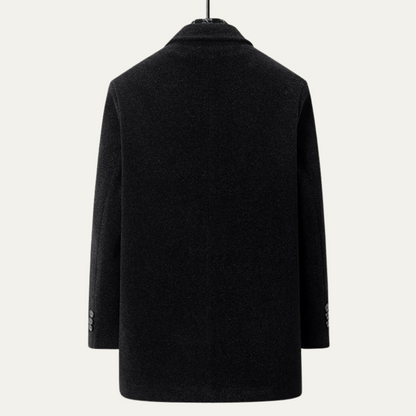 Thermal Men's Faux Fur Parka Coat with Scarf