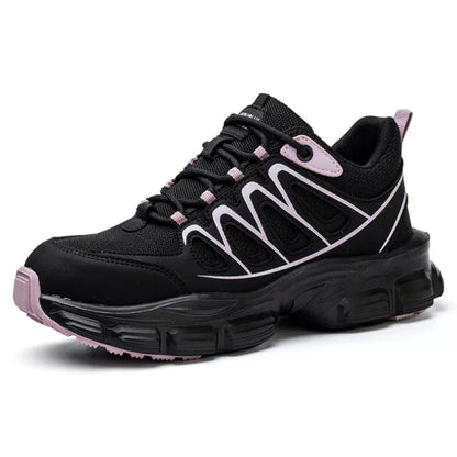 Women's Work Shoes with Steel Toe Cap Safety Sneakers